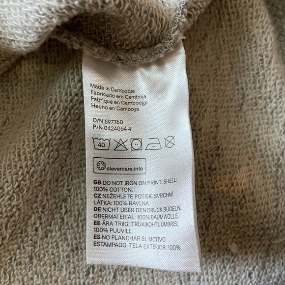 L.O.G.G by H&M Grey Sweatshirt (M) - Picture 3 of 5